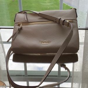 Kate Spade cream and gold crossbody